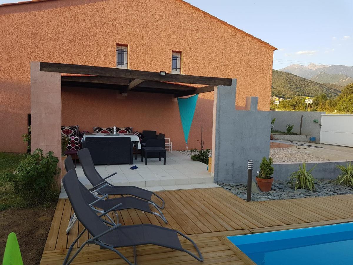 Villa bleu du sud à Rigarda Extérieur photo